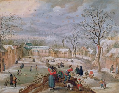 Winter by Flemish School
